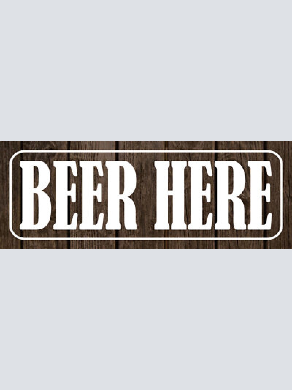 Schild beer here bier hier alkohol bar lokal wirt ausschank 27x10 blech od.holz
