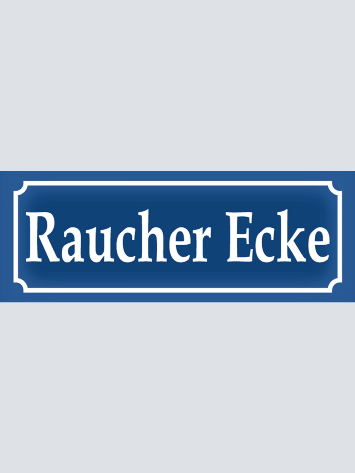 Schild Raucher Ecke Zigaretten Zigarre Straße Ort Platz 27 x 10 Blech od. Holz