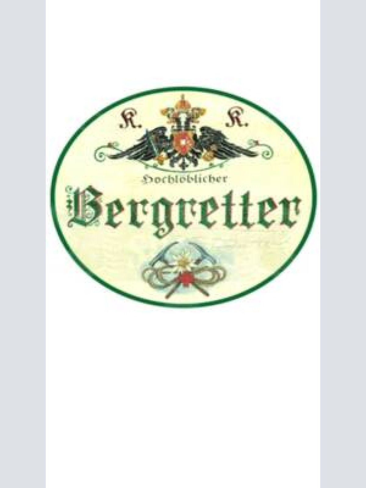Kuk nostalgie holzschild "bergretter"