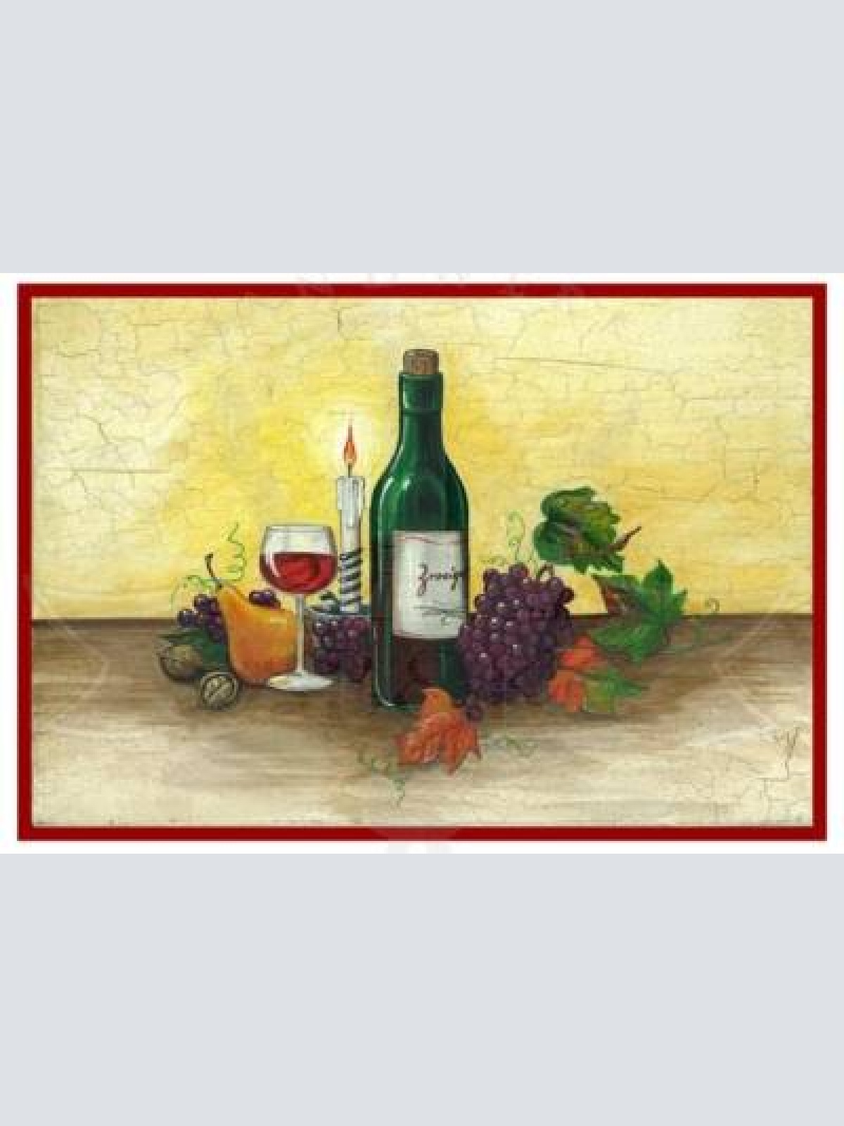 Kuk nostalgie holzschild wein