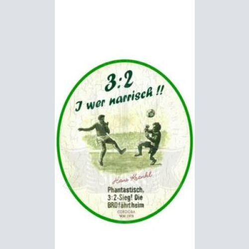 Kuk nostalgie holzschild "i wer narrisch"