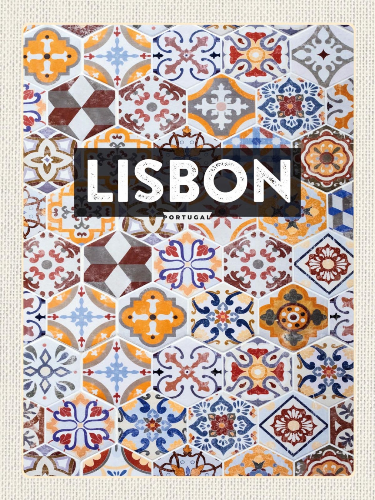 Schild Lisbon Lissabon Portugal Keramik Fliesen 12x18 20x30 30x40 Blech/Holz