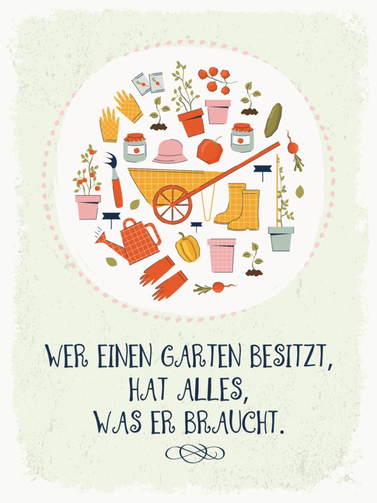 Schild Wer Einen Garten Besitzt Hat Was Er Braucht 12x18 20x30 30x40 Blech/Holz