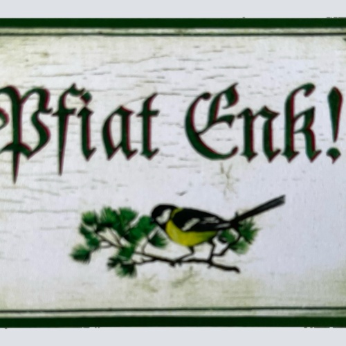 Nostalgie Holzschild Pfiat Enk Euch Auf Wiedersehen Tschüss Verabschieden Schild