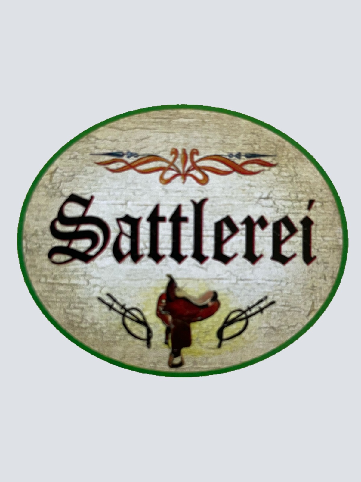 Nostalgie Holzschild Sattlerei Pferde Sattel Reiten Reiter Pferd Schild