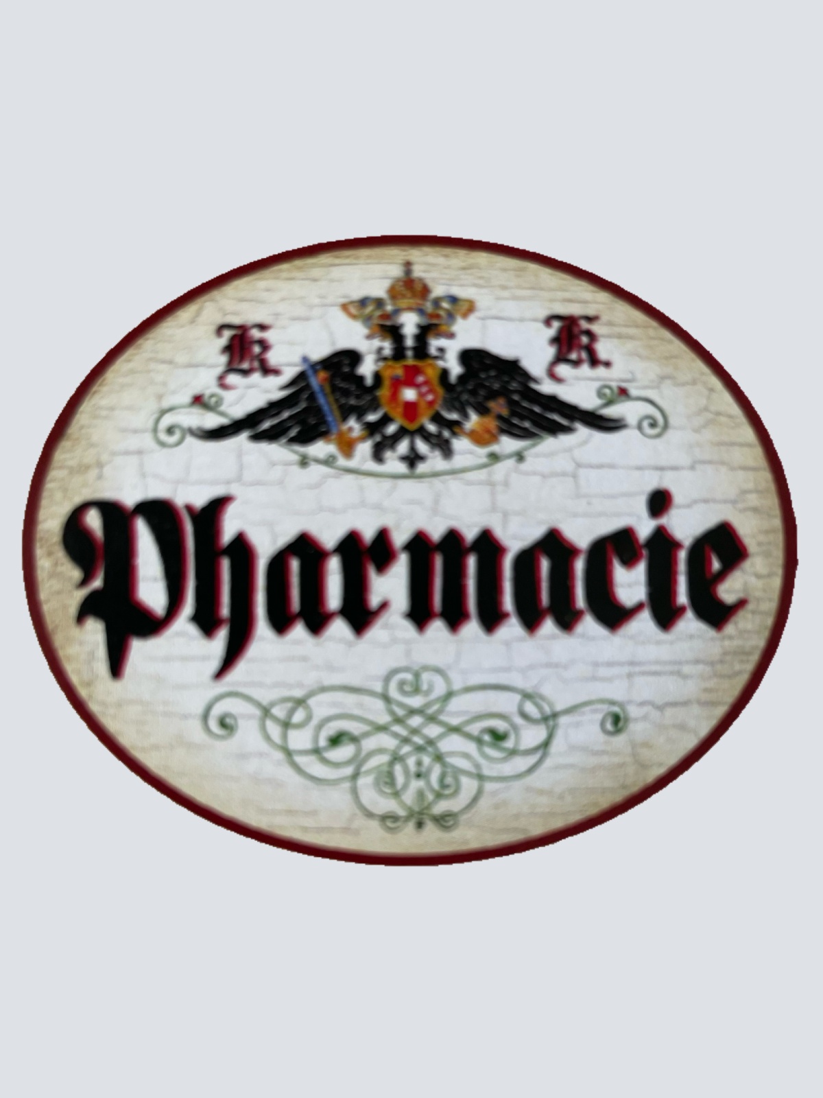 KuK Nostalgie Holzschild Pharmacie Pharmazie Apotheke Apotheker/in Schild