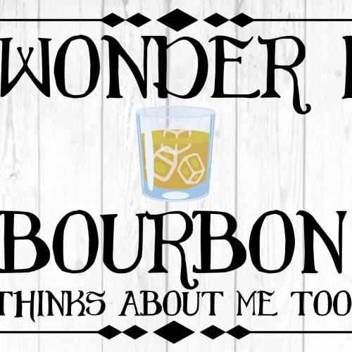 Schild Bourbon Alkohol Glas Whiskey Trinken 12x18 / 20x30 / 30x40 Blech od. Holz