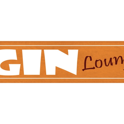 Schild Gin Lounge Alkohol Spirituose Bar Klub Raum 46 x 10 Blech od. Holz