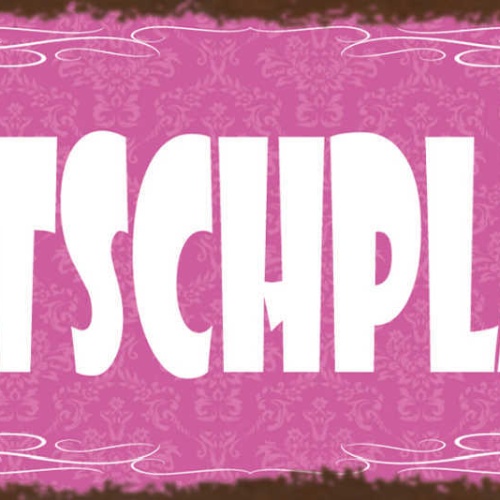 Schild Knutsch Platz Küssen Romantik Kuscheln Ecke Liebe 27x10 Blech od.Holz