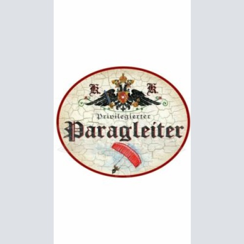 KuK Nostalgie Holzschild "Paragleiter"