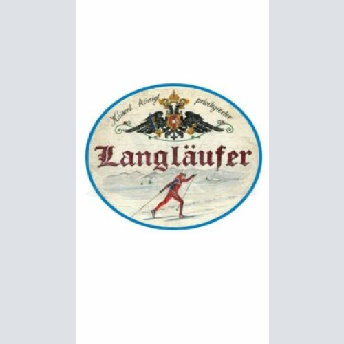 KuK Nostalgie Holzschild "Langläufer"