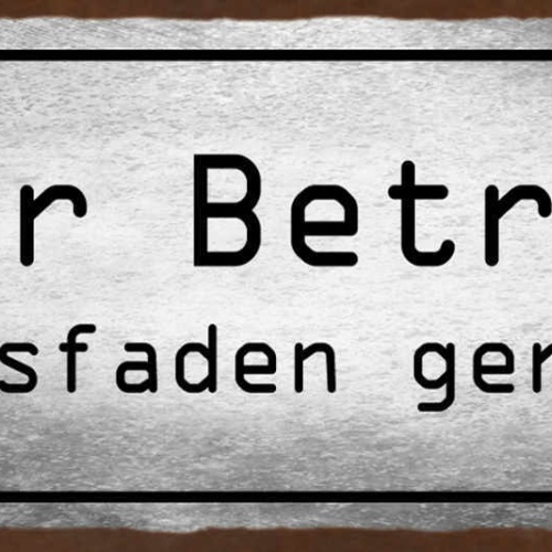 Schild Außer Betrieb Geduldsfaden Gerissen Ungeduldig 27x10 Blech od.Holz