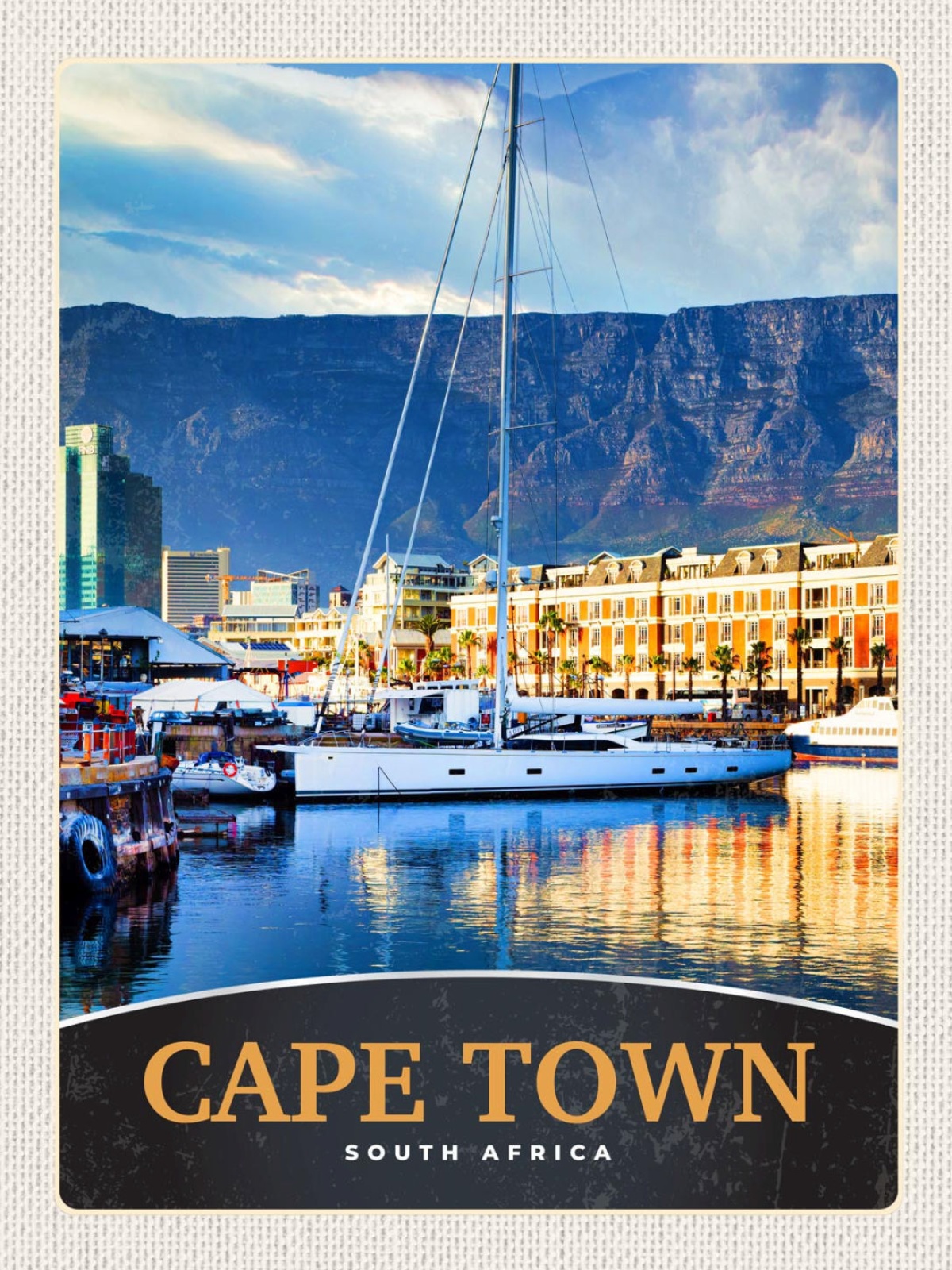 Schild Cape Town South Africa Kapstadt Südafrika 12x18 20x30 30x40 Blech/Holz