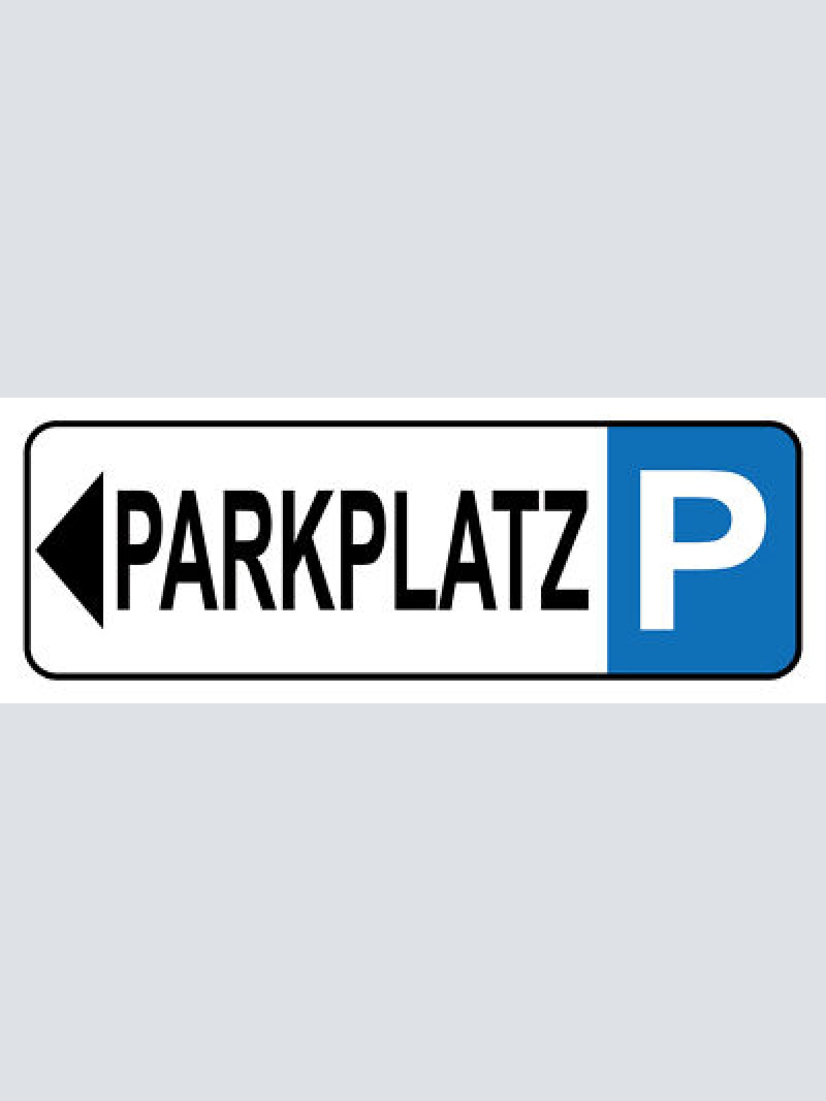 Schild Parkplatz Parken Einparken Pfeil Links Platz Auto 27x10 Blech od.Holz