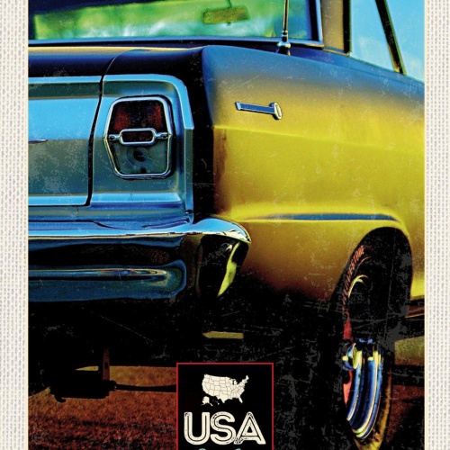 Schild USA Dream Cars Auto Chevy Nova Amerika 12x18 20x30 30x40 Blech/Holz