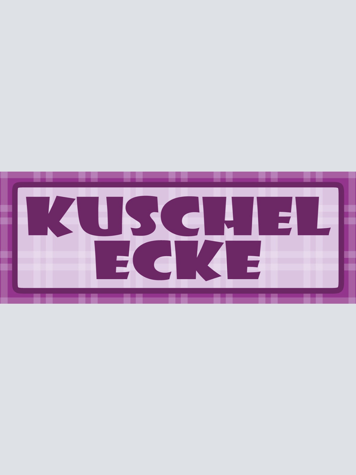 Schild Kuschel Ecke Liebe Romantik Beziehung Ehe Bett 27 x 10 Blech od. Holz