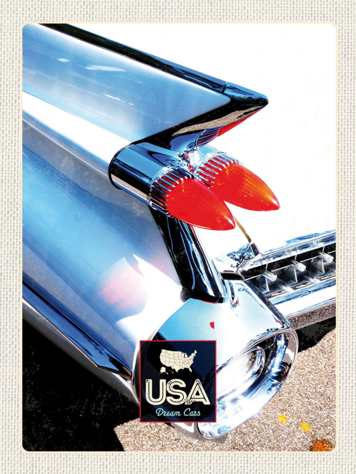 Schild USA Dream Cars Auto Cadillac Deville Amerika 12x18 20x30 30x40 Blech/Holz