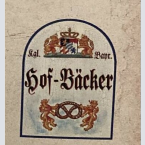 Nostalgie Holzschild Bayern königlich Bayerischer Hof-Bäcker Schild
