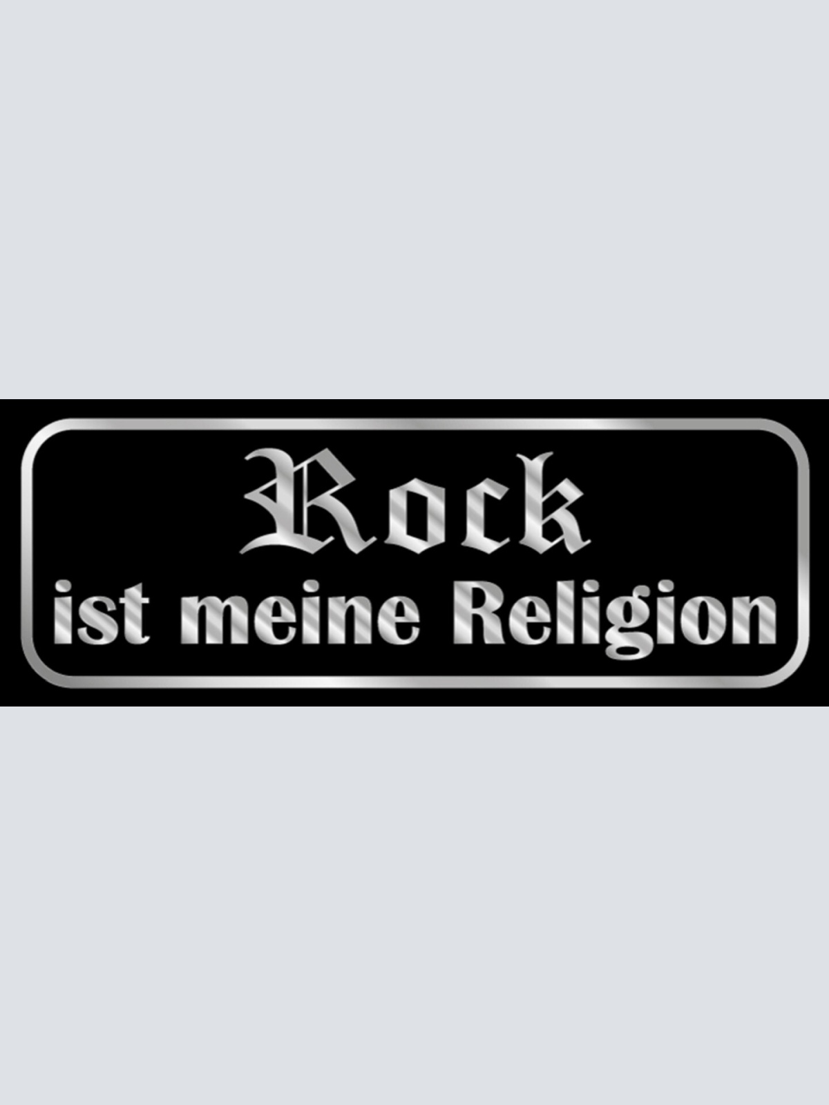 Schild Rock Ist Meine Religion Rock N Roll Bands Musik 27x10 Blech od.Holz