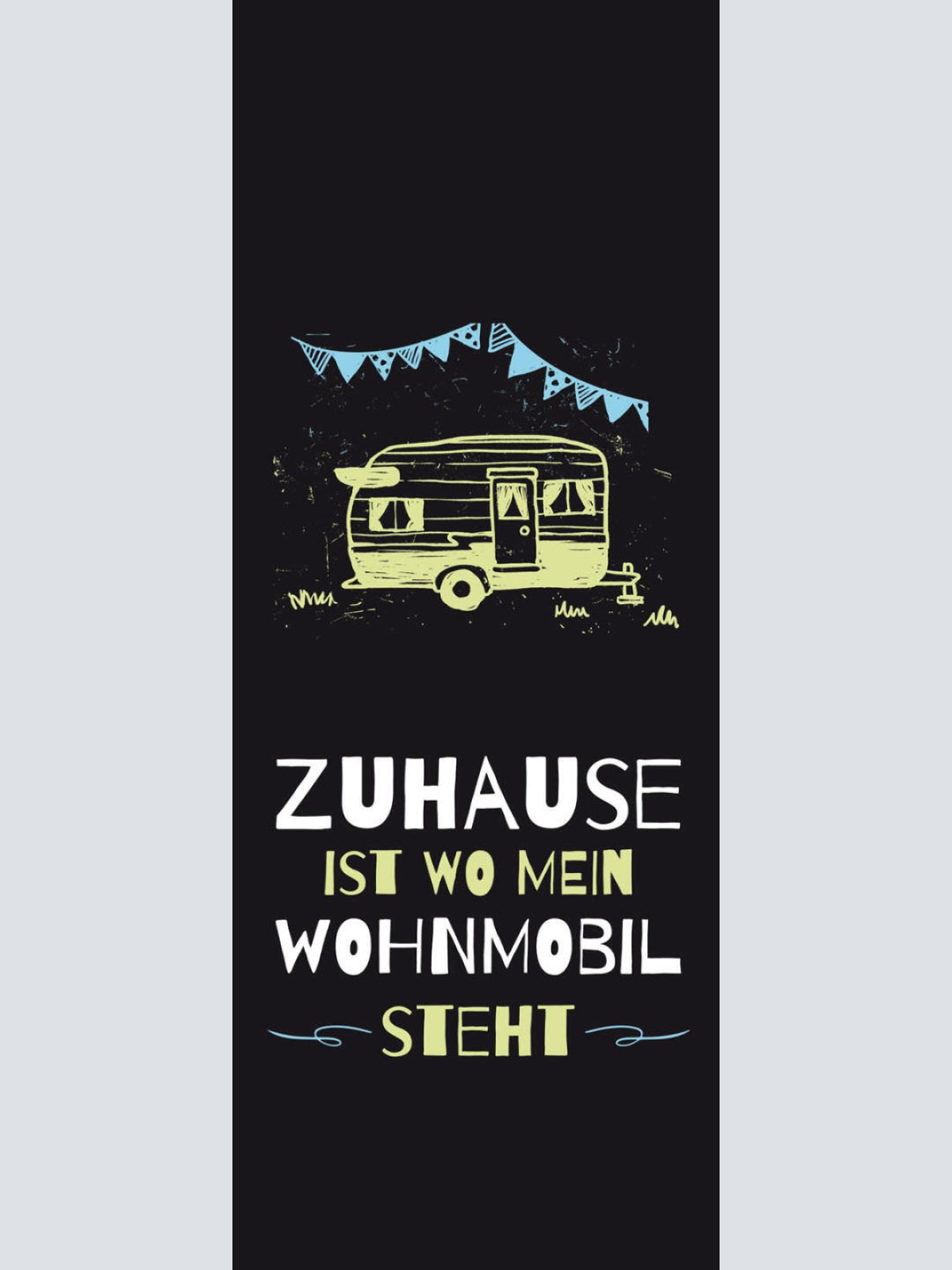 Schild Zuhause Ist Wo Mein Wohnmobil Steht Campen Wohnwagen 27x10 Blech od.Holz
