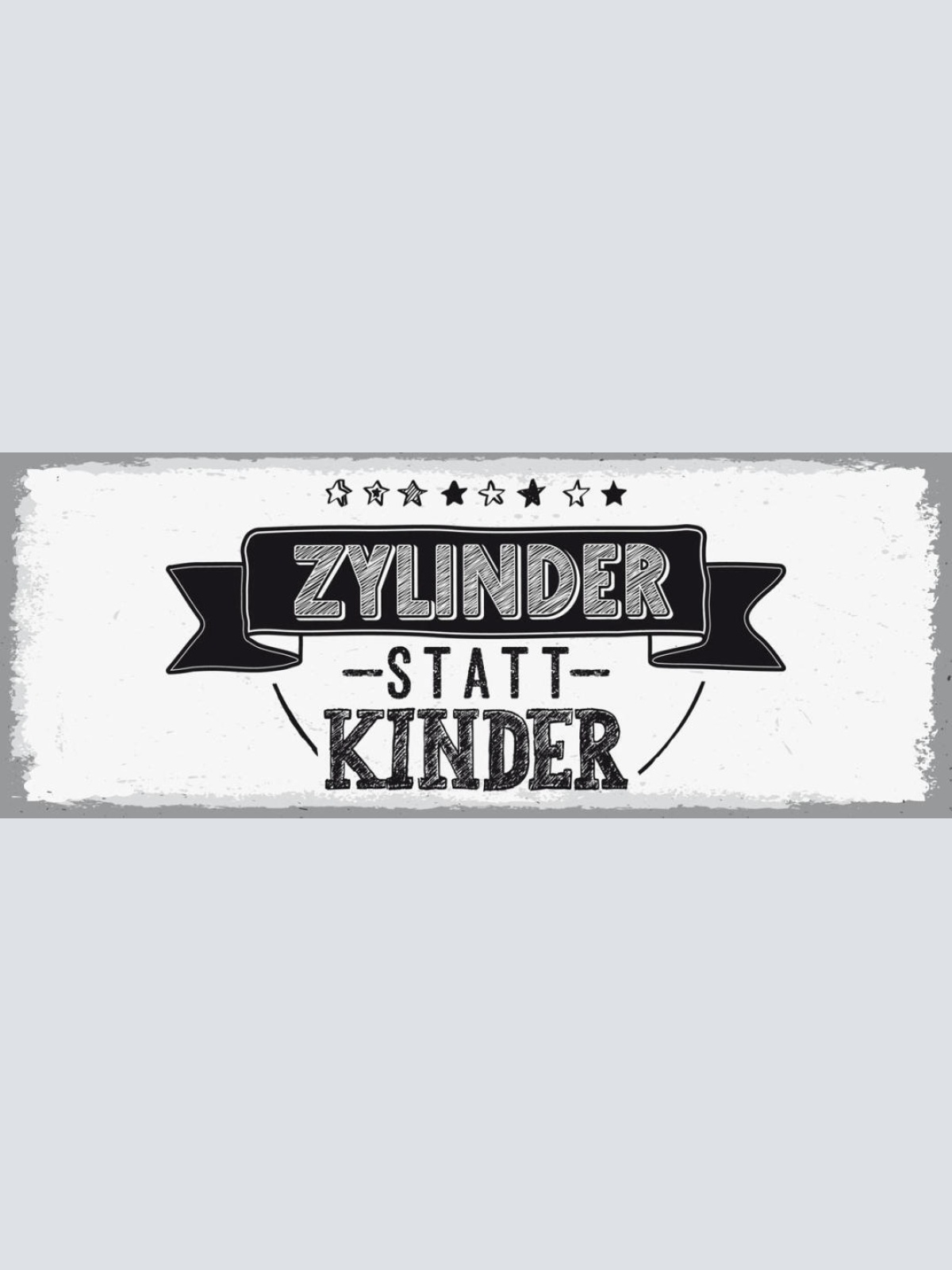 Schild Zylinder Statt Kinder Reich Geld Kind Eltern Familie 27x10 Blech od.Holz