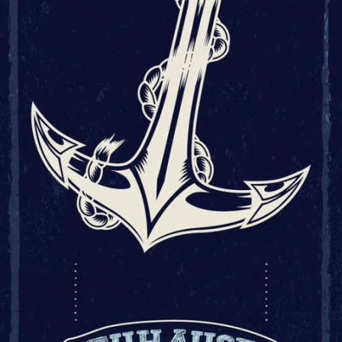 Schild Zuhause Ist Wo Der Anker Fällt Schiff Hafen Heimat 27x10 Blech od.Holz