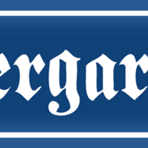 Schild Bier Garten Alkohol Wirt Lokal Straße Ort Platz Stadt 27x10 Blech od.Holz