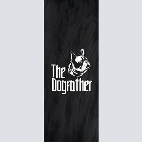 Schild the dog father hund hunde besitzer godfather pate 27x10 blech od.holz