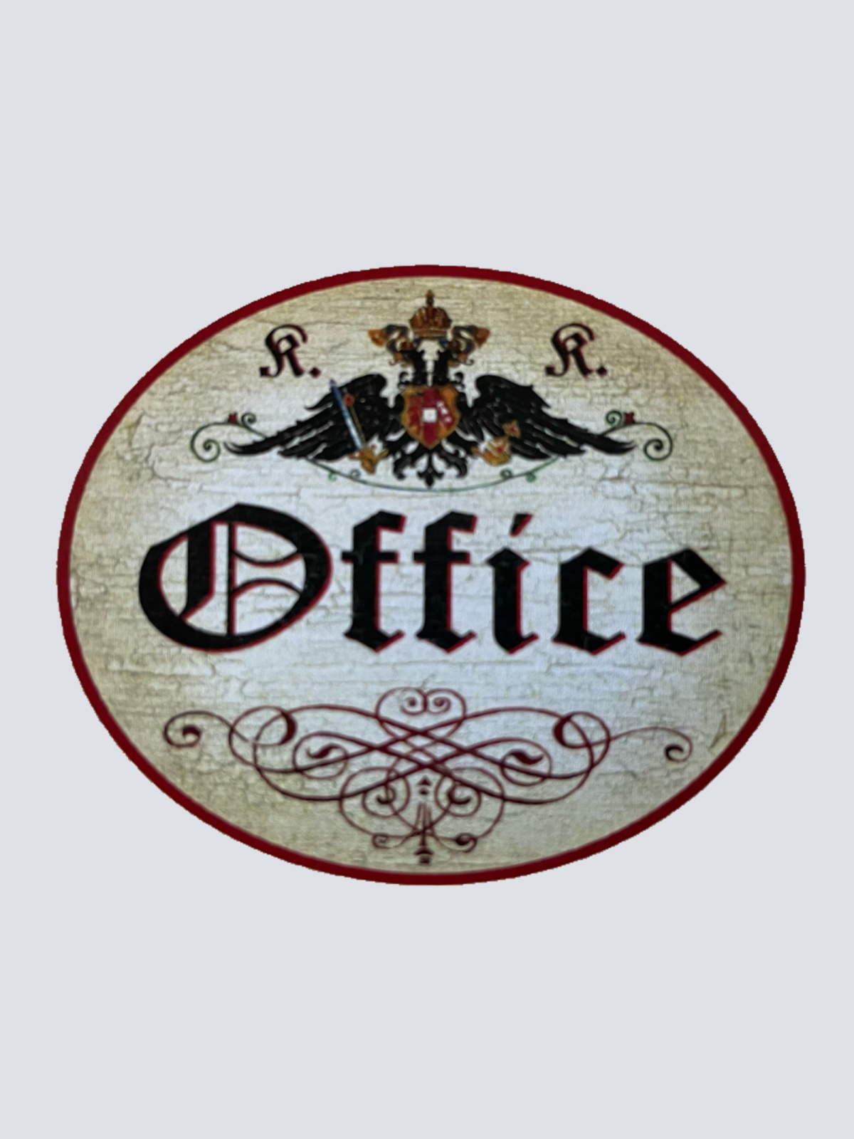 KuK Nostalgie Holzschild Office Büro Verwaltung Firma Arbeit Schild