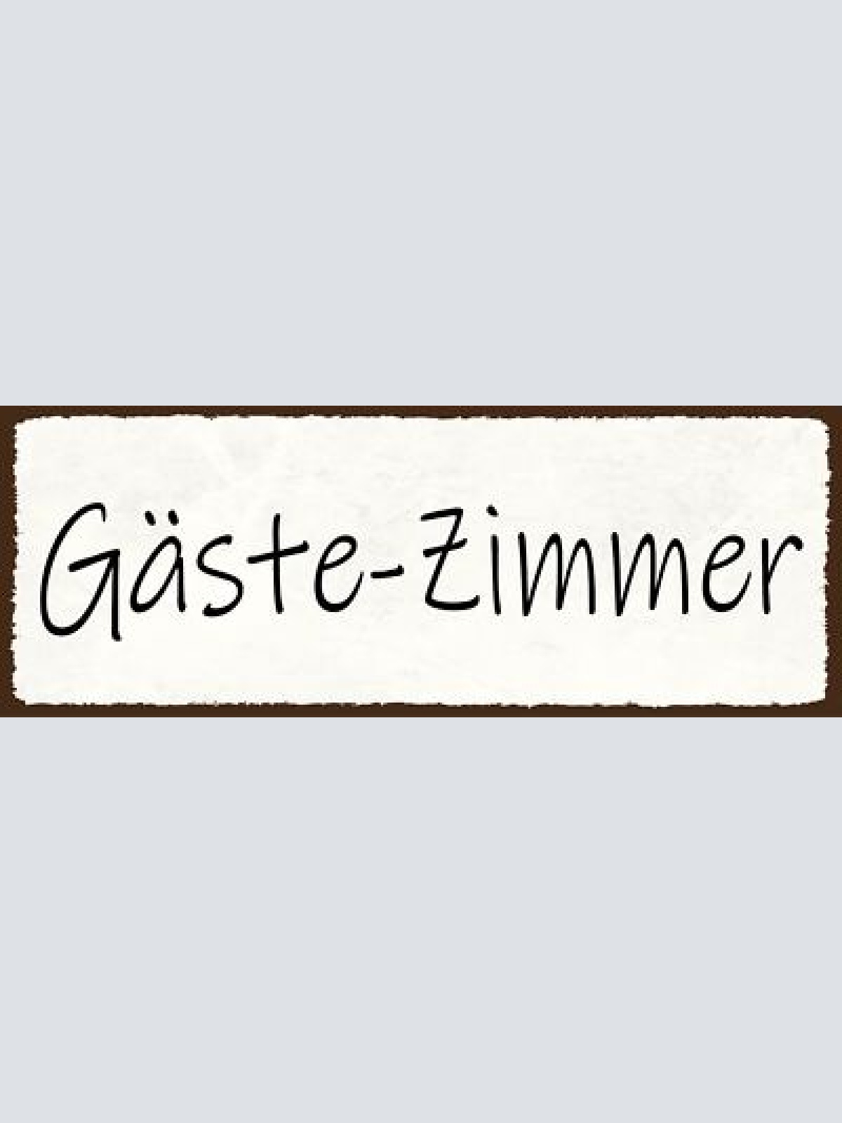 Schild gäste zimmer gast besucher ferien wohnung urlaub 27x10 blech od.holz