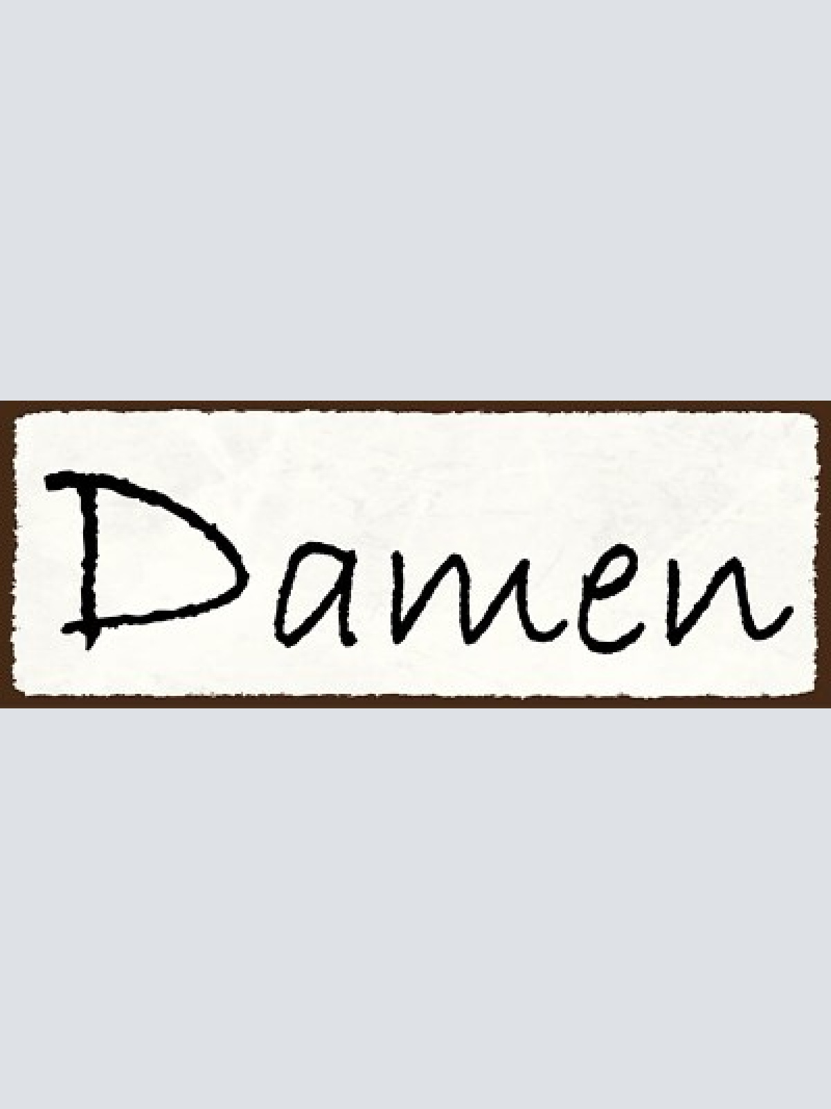 Schild damen toilette wc klo frauen 27x10 blech od.holz