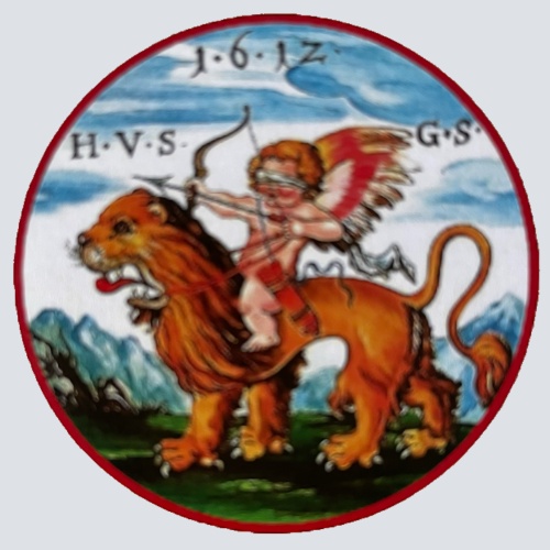 Nostalgie Holzschild Schützenscheibe Coburg 1612 Jagd Schild