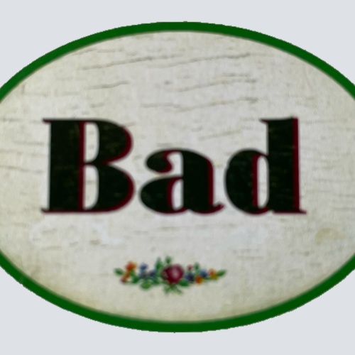 Nostalgie Holzschild Bad Badezimmer Badewanne Baden Dusche Duschen Schild