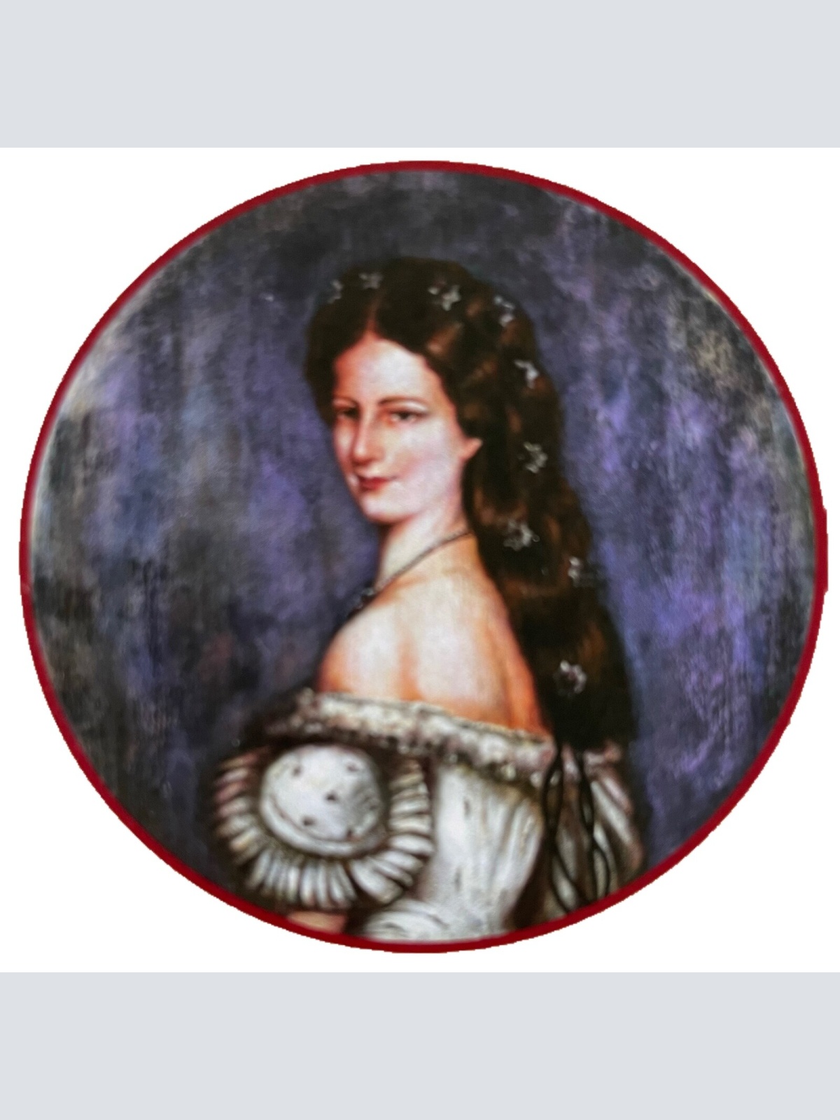 Nostalgie Holzschild Schützenscheibe Kaiserin Sissi Sisi Porträt Schild