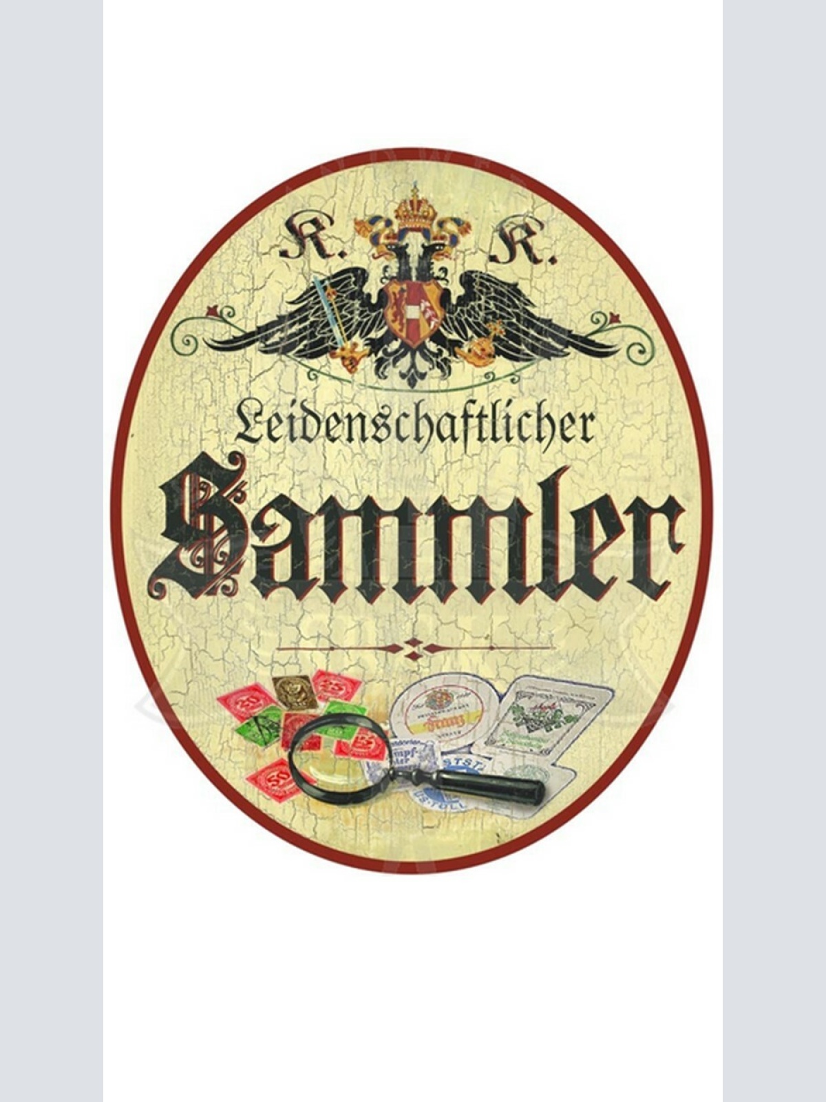 KuK Nostalgie Holzschild "Sammler"
