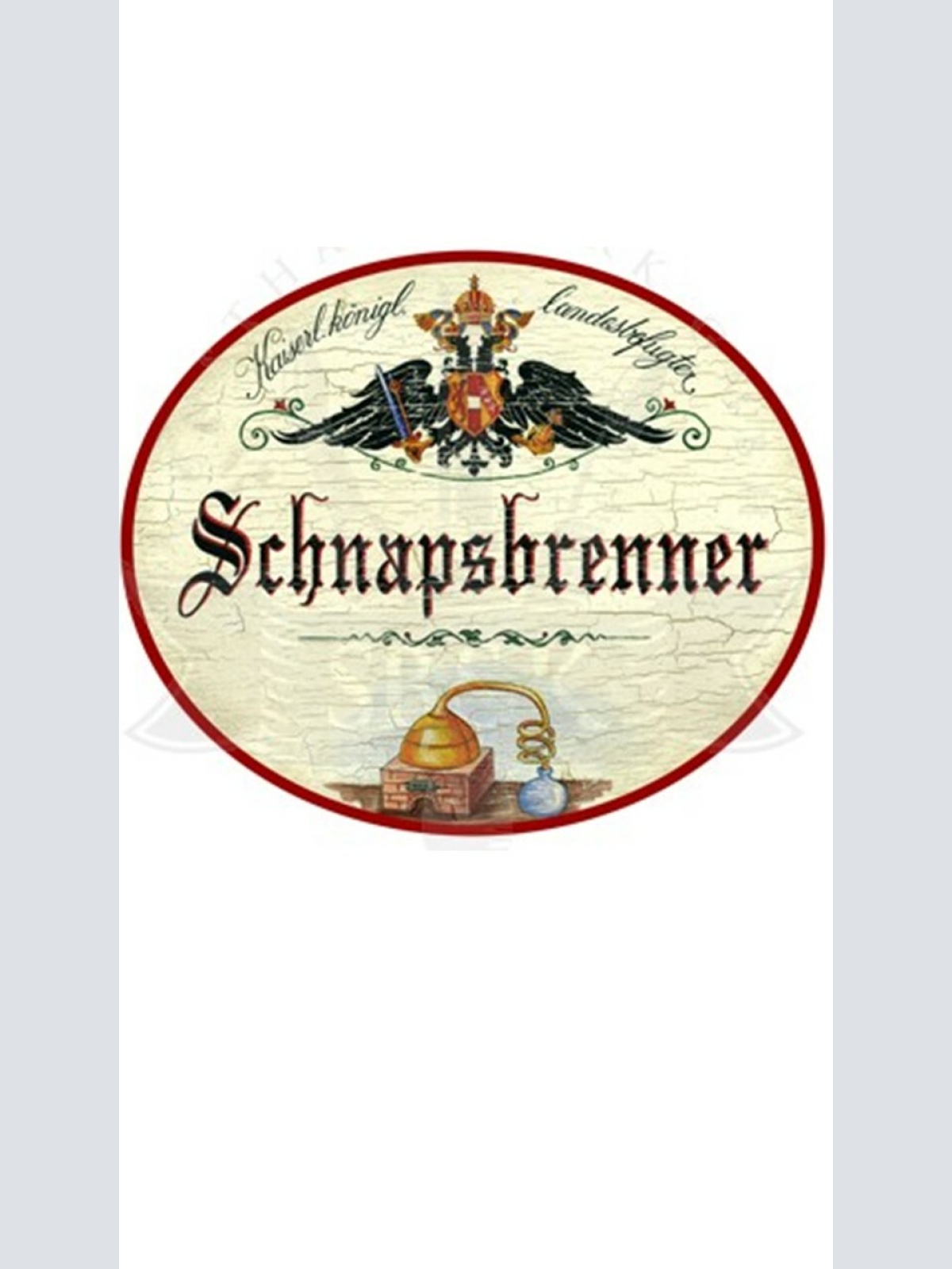 KuK Nostalgie Holzschild "Schnapsbrenner"