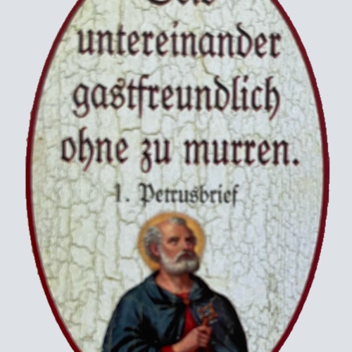 Nostalgie Holzschild Seit Untereinander Gastfreundlich Ohne Zu Murren Schild