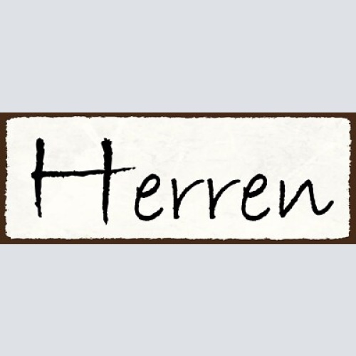 Schild herren toilette wc klo männer 27x10 blech od.holz