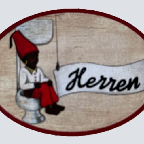 Nostalgie Holzschild Herren WC Toilette Klo Schild