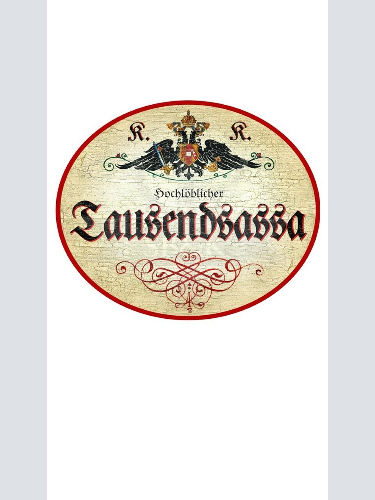 KuK Nostalgie Holzschild "Tausendsassa"