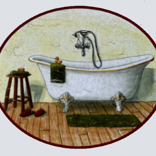 Nostalgie Holzschild Bad Badezimmer Badewanne Dusche Baden Duschen Schild