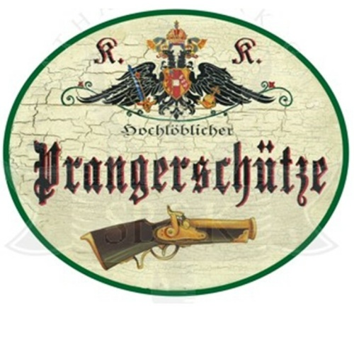 KuK Nostalgie Holzschild "Prangerschütze"