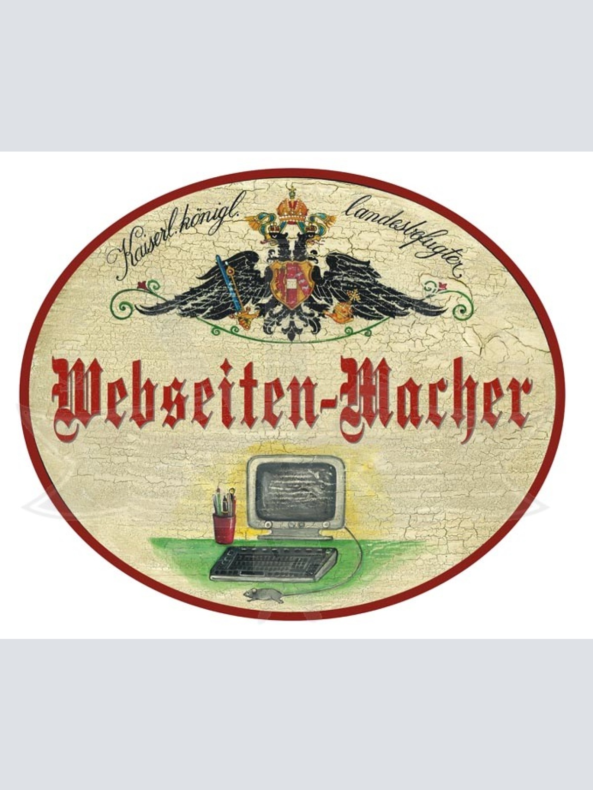 KuK Nostalgie Holzschild Webseiten Macher