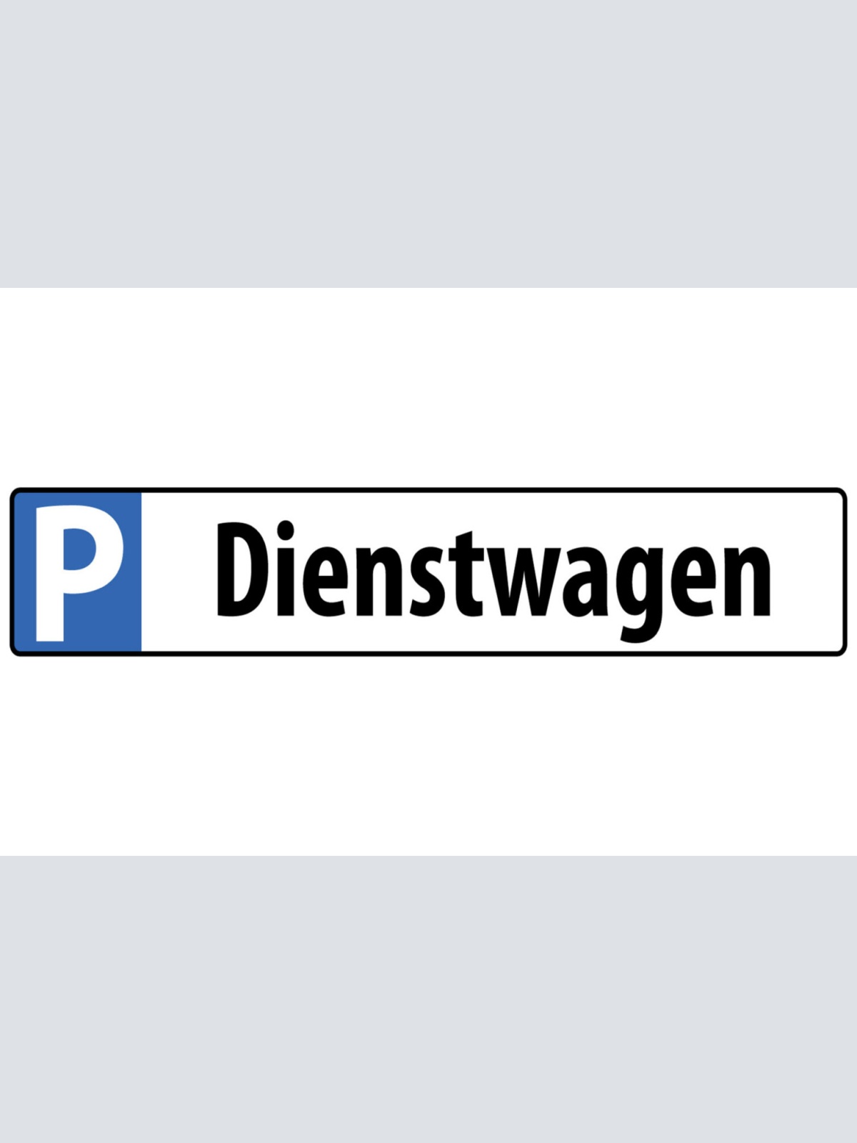 Schild Dienstwagen Parkplatz Parken Firma Angestellte 46 x 10 Blech od. Holz