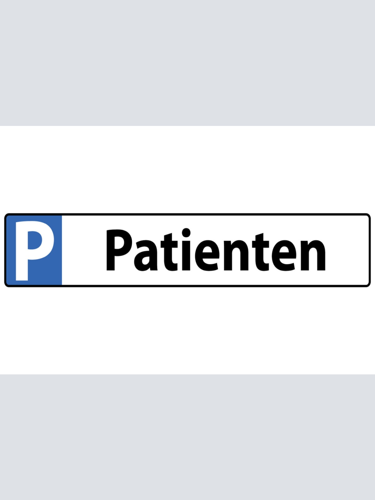 Schild Patienten Parkplatz Parken Arzt Doktor Praxis 46 x 10 Blech od. Holz