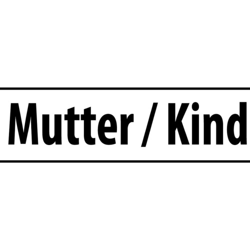 Schild Mutter Kind Parkplatz Parken Frau Familie Auto 46 x 10 Blech od. Holz