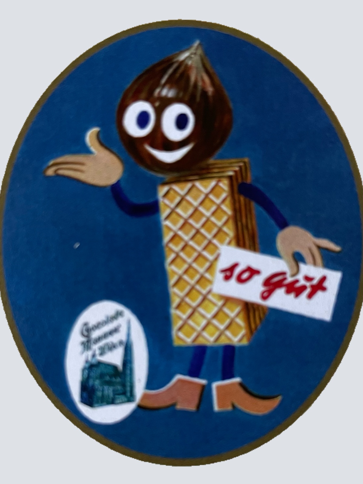 Nostalgie Holzschild Manner Schnitten Neapolitaner Waffeln Süßigkeiten Schild
