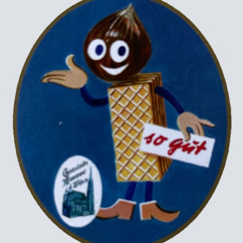 Nostalgie Holzschild Manner Schnitten Neapolitaner Waffeln Süßigkeiten Schild