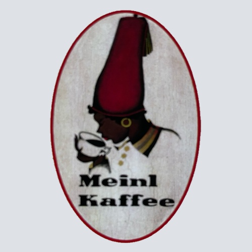 Nostalgie Holzschild Meinl Kaffee Logo Marke Tasse Kaffeebohne Café Schild
