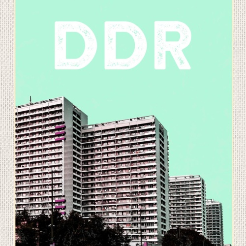 Schild DDR Berlin Leipziger Straße Ost Deutschland 12x18 20x30 30x40 Blech/Holz